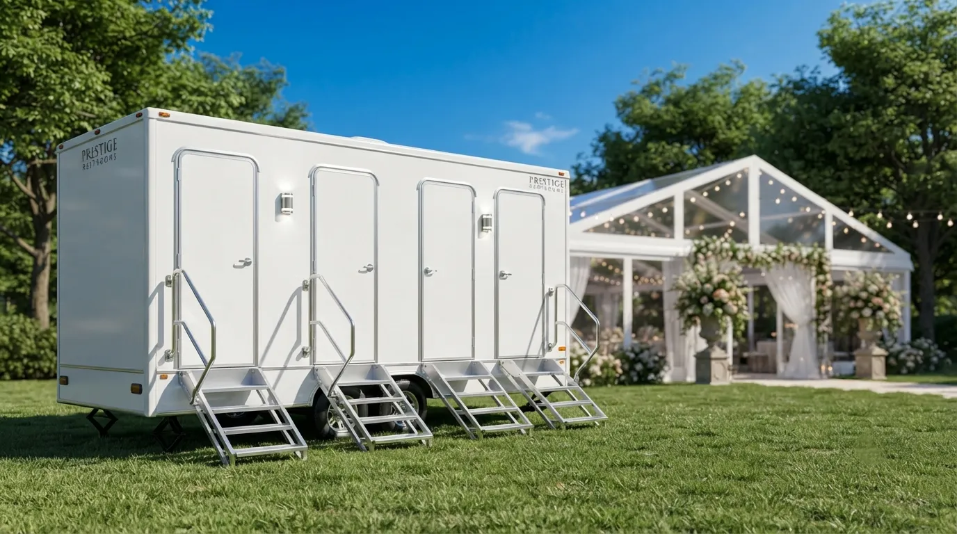 4 Stall Restroom Trailer in Yonkers, NY